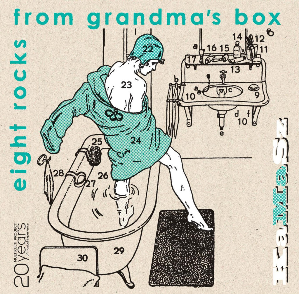 Eight rocks from grandma's box